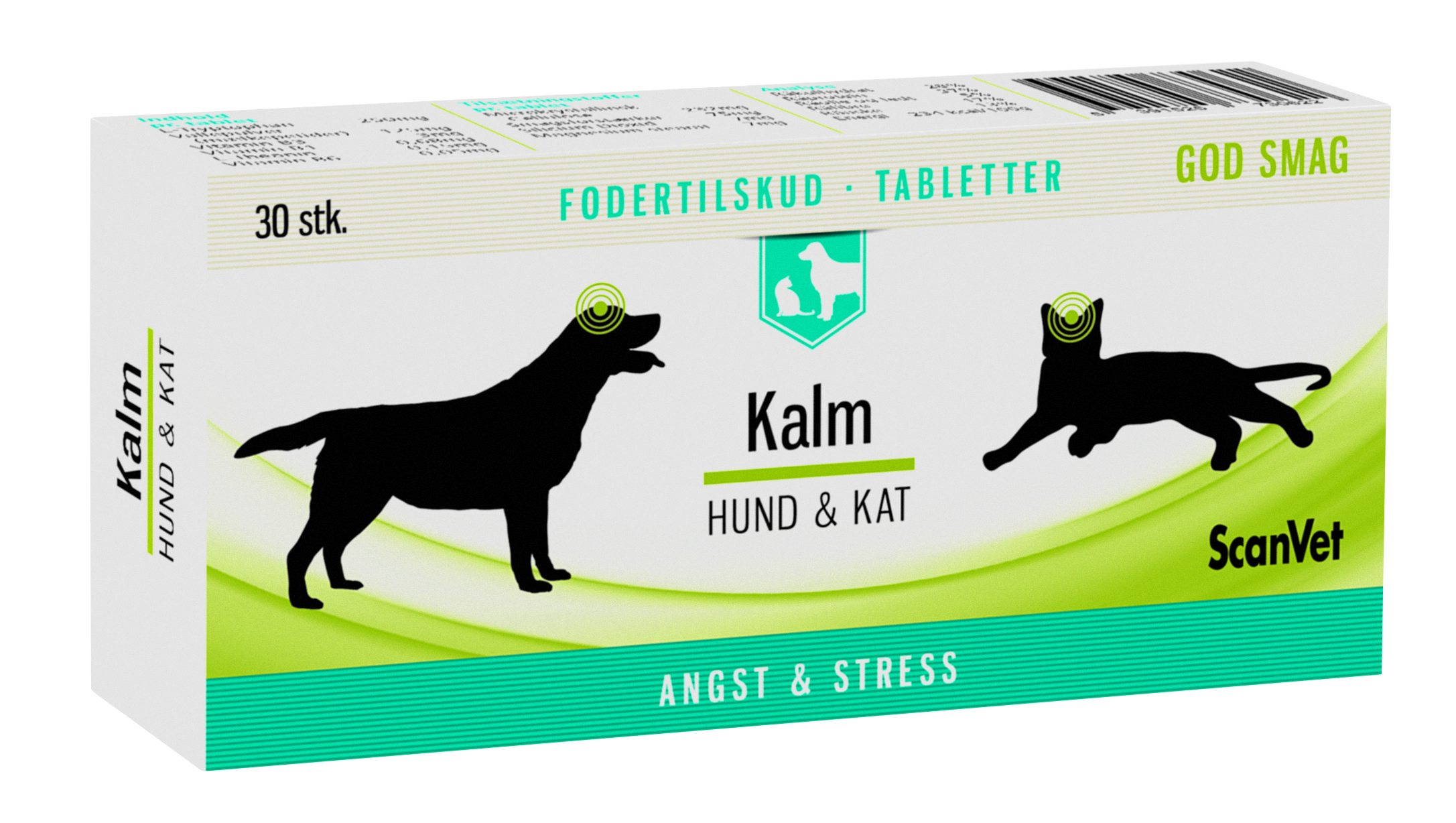 hver dag Rationel fordom Kalm tabletter - lille hund og kat - KOSTTILSKUD TIL KATTE - Dyrlægens Gård