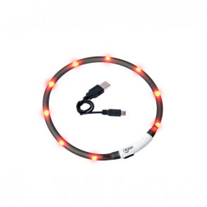 Visio Light LED hundehalsbnd - sort