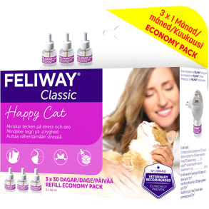 Feliway Classic refill, 3-pak